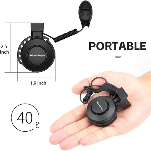Vista 3 de Bocina de bicicleta electrónica de 120 db para ciclismo, cuerno de bicicleta eléctrica, 4 modos de sonido con batería recargable, impermeable