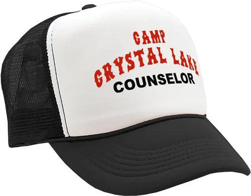 Vista 12 de Camp Crystal Lake Counselor - Halloween - Gorra de camionero estilo retro vintage