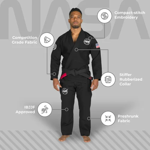 Vista 4 de Sanabul NASA BJJ Jiu Jitsu Gi