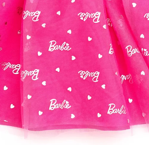 Vista 5 de Barbie Vestido de tul para niñas de niño pequeño a niño grande
