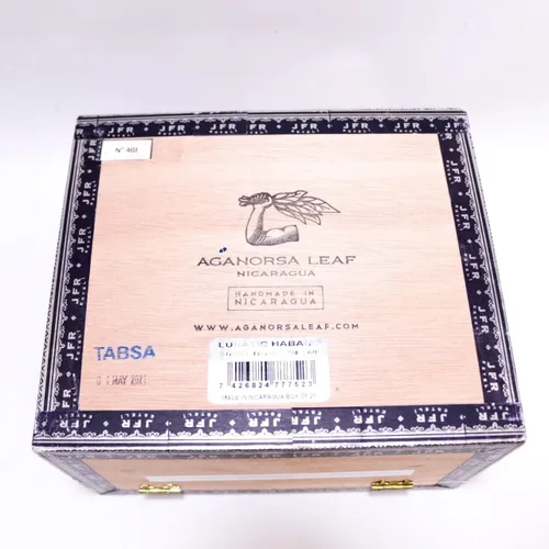 Vista 7 de Lunatic Caja de cigarros de madera corta Titan Habano Vacía - 7" x 6" x 4