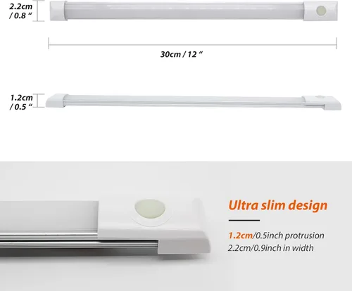 Vista 6 de Dream Lighting, tira de luces LED de 12 V de dos fases para debajo del armario