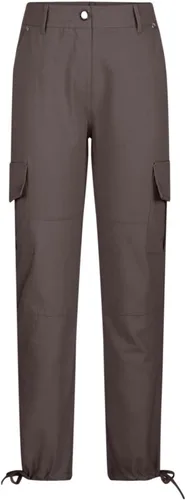 Vista 3 de Pantalones cargo ajustados para mujer, casuales, de cintura alta, para trabajo, pantalones largos de cintura alta, rectos, para senderismo, al aire