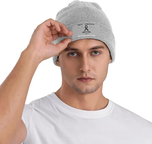 Vista 7 de Beanie Hat Unisex Stretchy Hat Soft Warmth Knit Hat Cap for Men & Women
