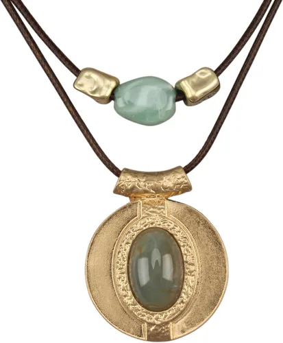 Vista 29 de Collares bohemios para mujer, colgante largo de madera, collar vintage, collar de cadena de suéter, joyería hecha a mano Collar de cuentas
