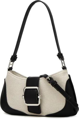 Vista 2 de Bolso cruzado de hombro para mujer, bolso de mano elegante, mini bolso de mano de piel sintética, bolso de mensajero de noche