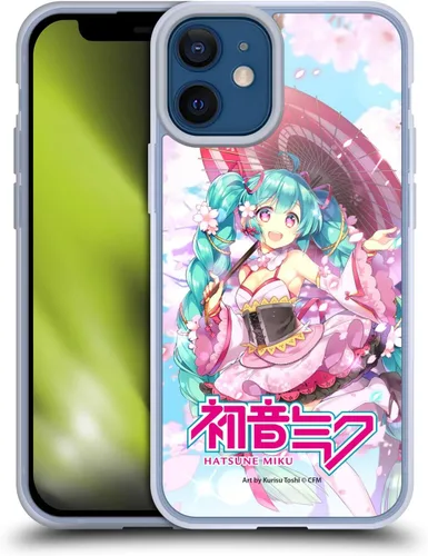 Vista 189 de Head Case Designs Licencia Oficial Hatsune Miku Gráficos Lindos Carcasa de Gel [Protección de Grado Militar] Compatible con Apple iPhone 7