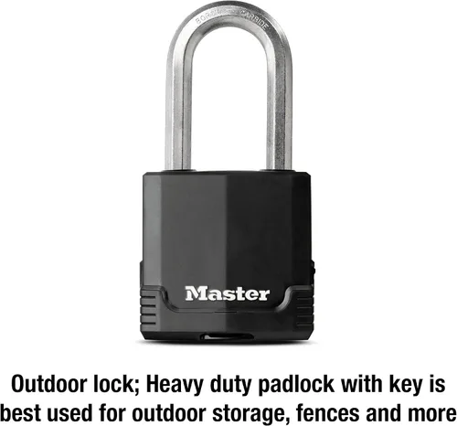 Vista 2 de Master Lock M515XDLH Magnum - Candado resistente con llave, 1 paquete