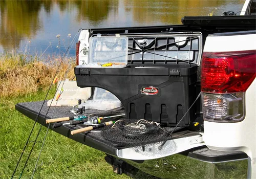 Vista 7 de RealTruck UnderCover SwingCase - Caja de almacenamiento para caja de camioneta; SC301P; compatible con Dodge Dakota 1987-2013 del lado del pasajero