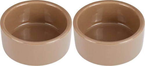 Vista 6 de Cuenco de cerámica de gres para hámsteres Kaytee, marrón, 7.6 cm