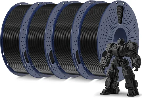 Vista 59 de SUNLU - Filamento PLA Plus para impresora 3D, 1.75 mm, bobina de 1 kg (2.2 lb), enrollado de forma ordenada, precisión dimensional ±0.02 mm