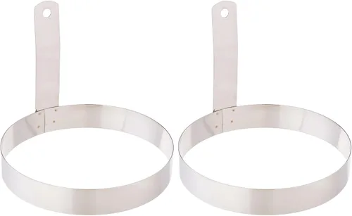 Vista 3 de Winco Anillo para huevo redondo, 6 pulgadas, acero inoxidable