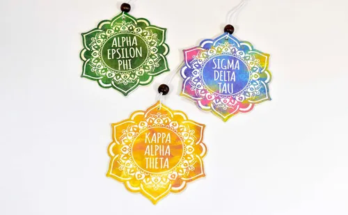 Vista 4 de Delta Phi Epsilon - Ambientador Mandala - Paquete de 2