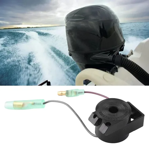 Vista 4 de KIMISS Alarma de zumbador electrónico Sonda Alarma de advertencia de barco Alarma fuera de borda Alarma de audio Alarma de advertencia de audio Caja
