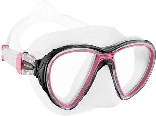 Vista 8 de Cressi Adult Dive Mask with Advanced Fog System and Improved Downward Visibility - Quantum: Made in Italy