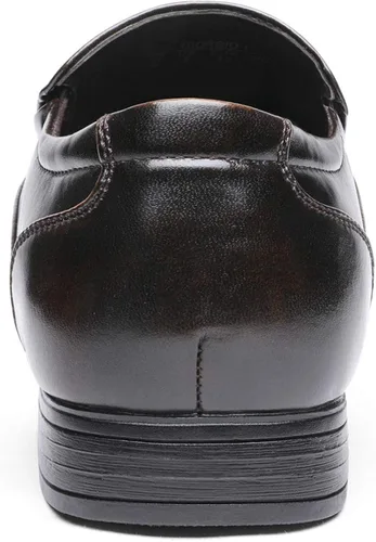 Vista 6 de Bruno Marc - Mocasines Giorgio de vestir con forro de cuero para hombre