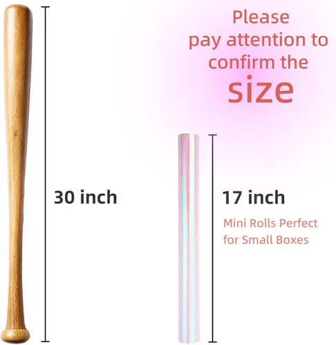 Vista 6 de Papel de regalo iridiscente metálico - 17 pulgadas x 33 pies - Patrón holográfico iridiscente rosa femenino para niñas, papel de regalo de hadas