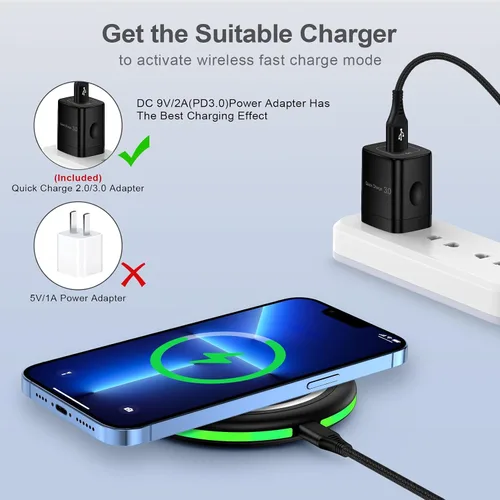 Vista 3 de Pixel 10 Teléfono Android Cargador inalámbrico Pad Soporte de carga rápida para Google Pixel 10 10 Pro 10 Pro XL 9 8 7,15W Estación de carga