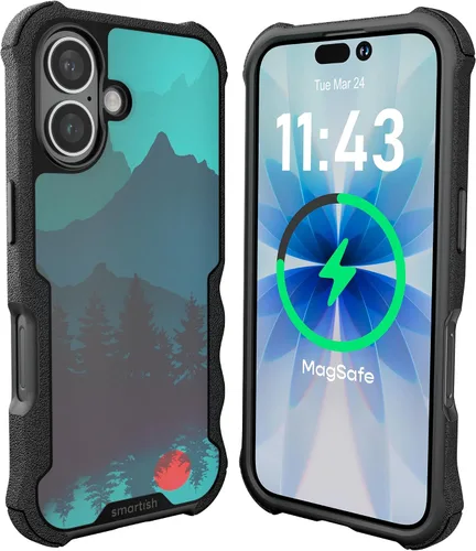 Vista 37 de Smartish Funda para iPhone 12 Pro Max Armor - Gripzilla [resistente + protectora] Funda de agarre delgada y resistente - Black Tie Affair