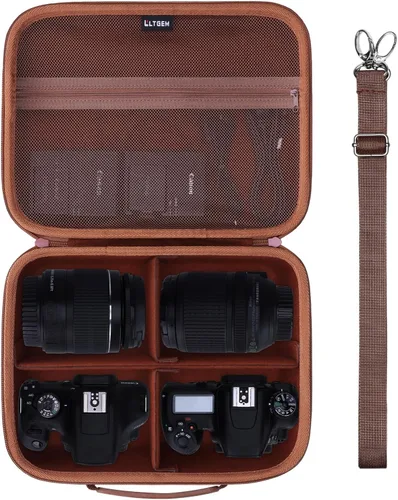 Vista 18 de Funda para Canon EOS T7 R50 R100/Sony Alpha a6400 a6700 Cámara Púrpura