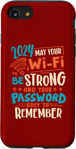 Vista 13 de iPhone 15 In 2024 may your wifi be strong & password easy to remember Case