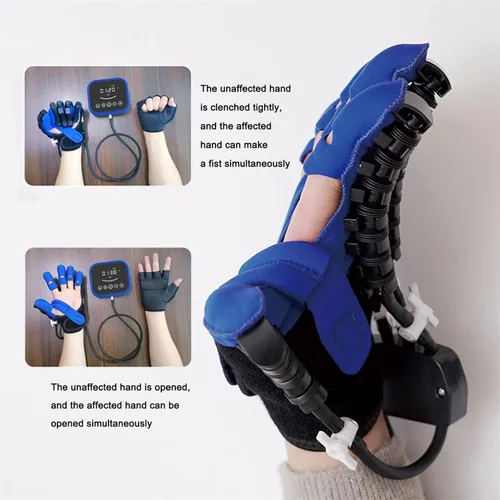 Vista 6 de Guantes de robot de rehabilitación para ambas manos, guantes de robot de rehabilitación de segunda generación con ambas manos, para pacientes