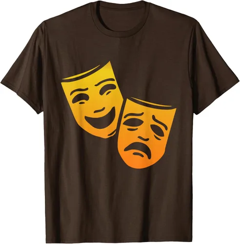 Vista 7 de Comedia y tragedia griega teatro máscaras camiseta