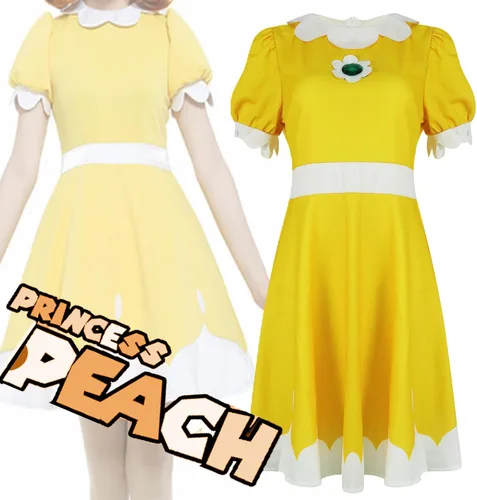 Vista 4 de Women's Halloween Costume Princess Short Sleeve Tennis Sleeveless Cosplay Dress Classic Sport Outfit for Women