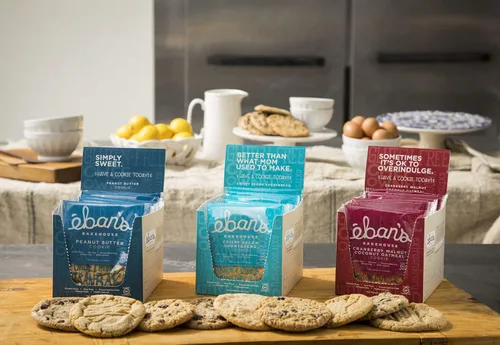 Vista 5 de Eban's Galletas frescas horneadas sin gluten, 24 galletas grandes (2 cajas de 12), suaves y masticables, envueltas individualmente, gourmet, sin