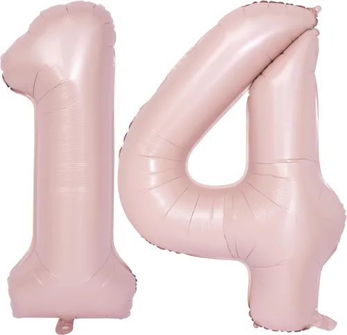 Vista 34 de Globos de 40 pulgadas con números de caramelo, papel de aluminio de helio, globos de látex de Mylar para fiesta de cumpleaños, decoración digital 0