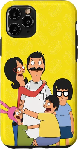 Vista 28 de Funda para iPhone 12 Pro Max Bob Burgers Bob Linda Gene Tina Louise Family Hug