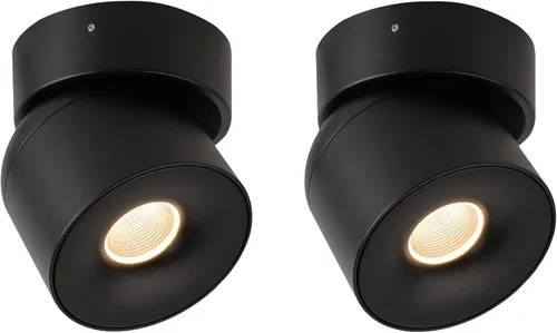 Vista 13 de Aisilan Luz LED de Techo Blanca para Interiores 9W Luminaria Montada en Superficie con Foco Giratorio de 360°, Regulable Blanco Cálido 3000K CRI 97+