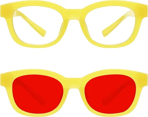 Vista 156 de Eyekepper Gafas de luz azul para hombre y mujer, paquete de 6 lentes Pilot Paquete de 6 color mezclado