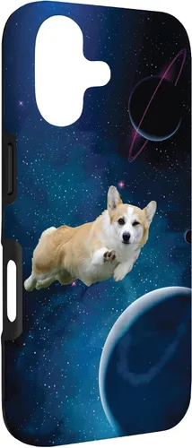Vista 3 de Funny Kids Space Corgi Mom Pembroke Welsh Corgi Dog Lover Case for iPhone 17