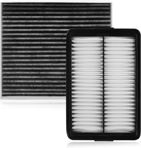 Vista 23 de Filtro de aire de cabina de motor de peine para Hyundai Accent 1.6L L4 2017 2016 2015 2014 2013 2012 Gris carbón