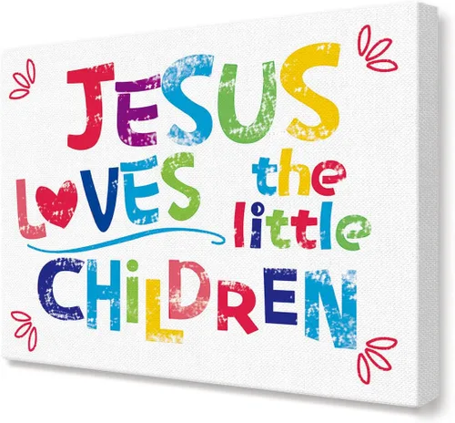 Vista 15 de LISTNGBO Arte de pared con los 10 mandamientos para niños, decoración de pared de diez mandamientos para niños, versículos de la Biblia, arte