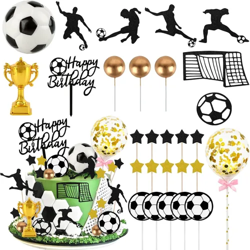 Vista 35 de Juego de 26 decoraciones de pastel de béisbol con mini bolas, jugador, gorras, guantes, murciélagos, adornos de pastel de cumpleaños de béisbol