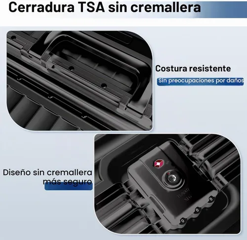 Vista 3 de Krute Equipaje de aluminio, Negro, Negocios