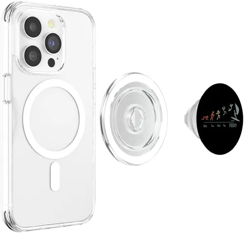 Vista 4 de Velas de windsurf, tabla de surf, deportes acuáticos, fin de semana, Windsurf, PopSockets, MagSafe PopGrip para iPhone