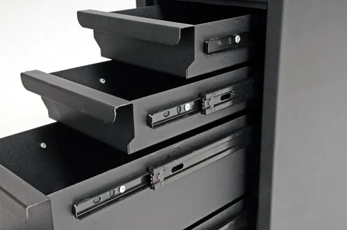 Vista 3 de Dee Zee DZ95D Caja de herramientas para compartimiento de rueda de acero con cajones