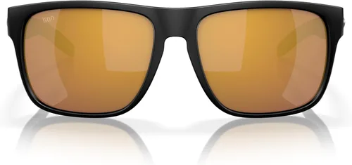 Vista 12 de Costa Man - Gafas de sol con montura negra mate, lentes de espejo verde, 2.323 in