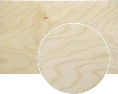 Vista 7 de Paquete de 10 Madera contrachapada de abedul báltico prémium de 0.236 in y 1/4 de pulgada, 12 x 19 pulgadas, lista para Glowforge, grado Paquete
