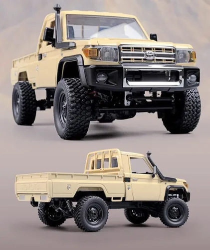 Vista 3 de WPLDEWAN RC Rock Crawler 4x4 RC Truck MN82 Toyota LC79 Camión teledirigido