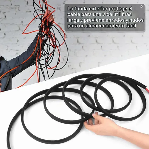 Vista 5 de Cable de extensión de panel solar de 3 pies y 10 AWG con conectores hembra y macho, cable solar para paneles solares, controladores de carga