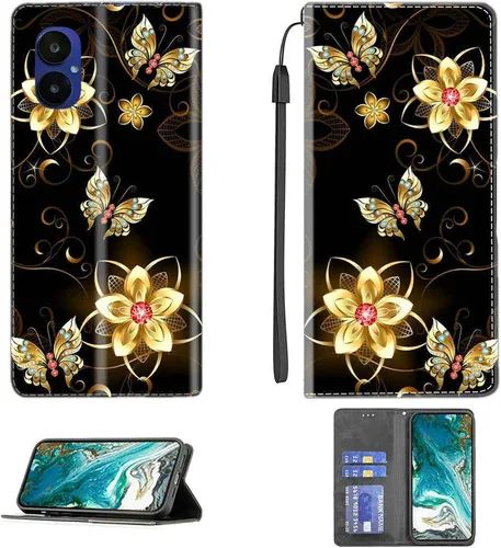 Vista 145 de Aroepurt Funda para UMIDIGI G1 Plus compatible con UMIDIGI G1 Plus Funda para teléfono Funda de piel sintética con función atril magnética CPT15