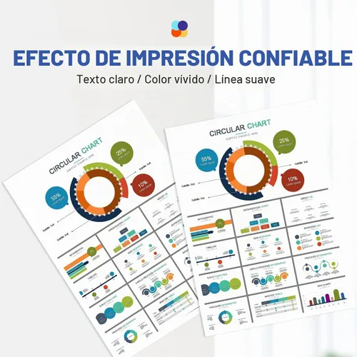 Vista 5 de Paquete combinado de repuesto 240XL 241XL para cartuchos de tinta Canon