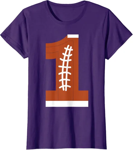 Vista 9 de 1st Birthday Football Ball Boys Camiseta de regalo de 1 año Negro