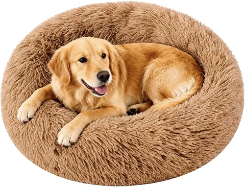 Vista 14 de Camas de gato para gatos de interior, cama lavable de 20 pulgadas en forma Azul marino