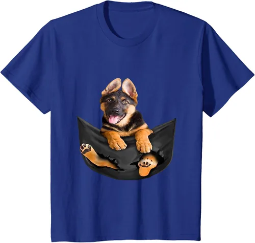 Vista 37 de Dog Lovers Gifts - Camiseta divertida con cara de perro con bolsillo, Negro, S