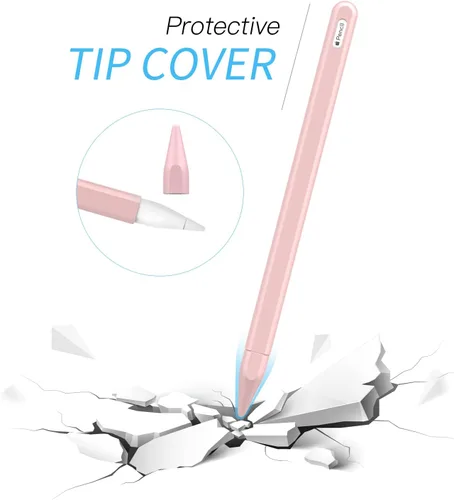 Vista 5 de MoKo Funda protectora de silicona para Apple Pencil de 2ª generación, funda protectora de silicona para Apple Pencil de 2ª generación y cubierta